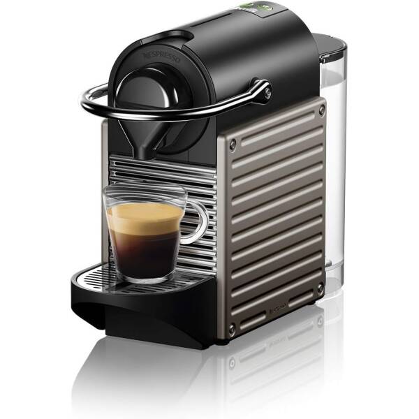 Nespresso BEC430TTN Pixie Espresso Machine, 24 ounces by Breville, Titan