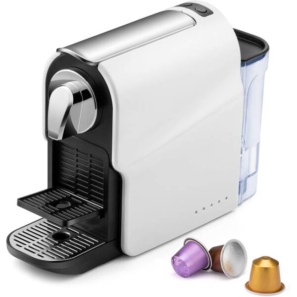 beanglass Espresso Pod Machine for Home, Compact Capsule Coffee Maker for Nespresso Original Pods, 20 Bar High Pressure Pump,