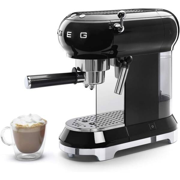 Smeg Espresso Machine, 1 liters, Black ECF01 BLUS