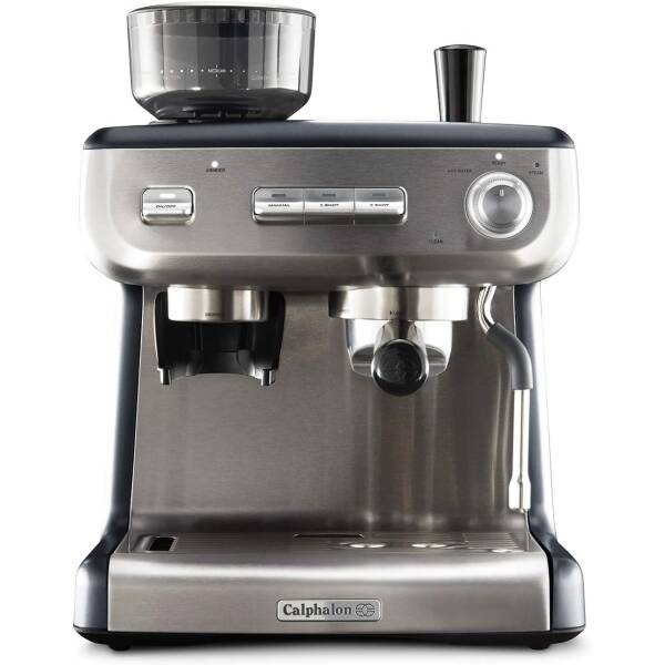 Calphalon BVCLECMP1 Temp iQ Espresso Machine with Steam Wand, Stainless