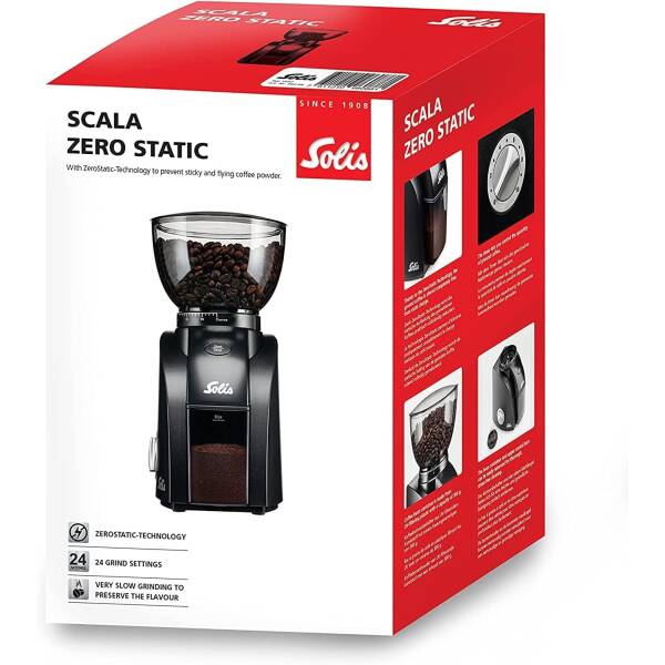 SOLIS Barista Perfetta Plus Espresso Machine (Stainless Steel – Scala Bundle)