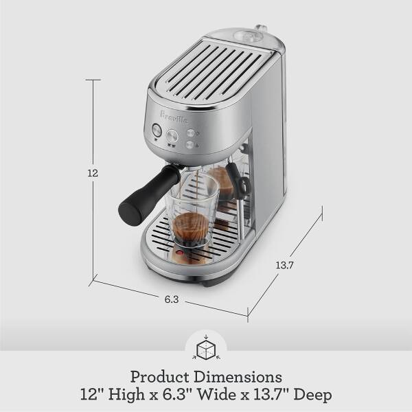 Breville Bambino Espresso Machine,47 Fluid Ounces, Stainless Steel