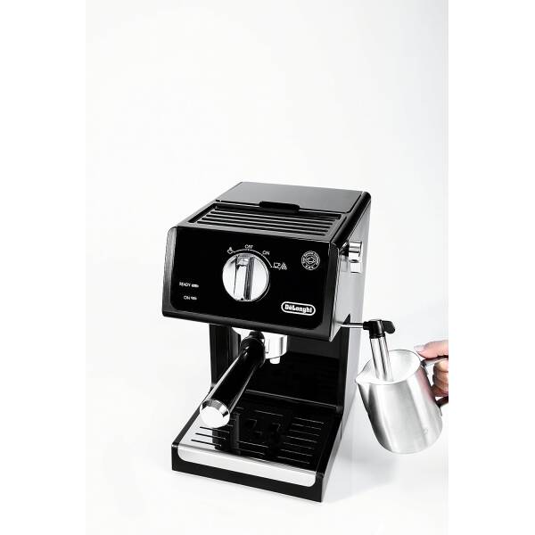 De’Longhi ECP3120 15 Bar Espresso Machine with Advanced Cappuccino System, 9.6 x 7.2 x 11.9 inches, Black/Stainless Steel