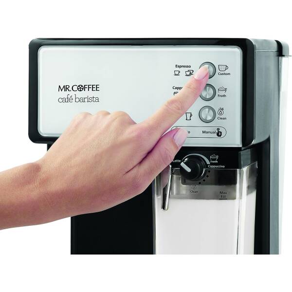 Mr. Coffee BVMC-ECMP1102 Cafe Barista Espresso Maker Machine, White