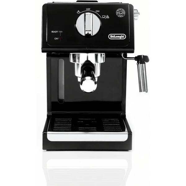 De’Longhi ECP3120 15 Bar Espresso Machine with Advanced Cappuccino System, 9.6 x 7.2 x 11.9 inches, Black/Stainless Steel